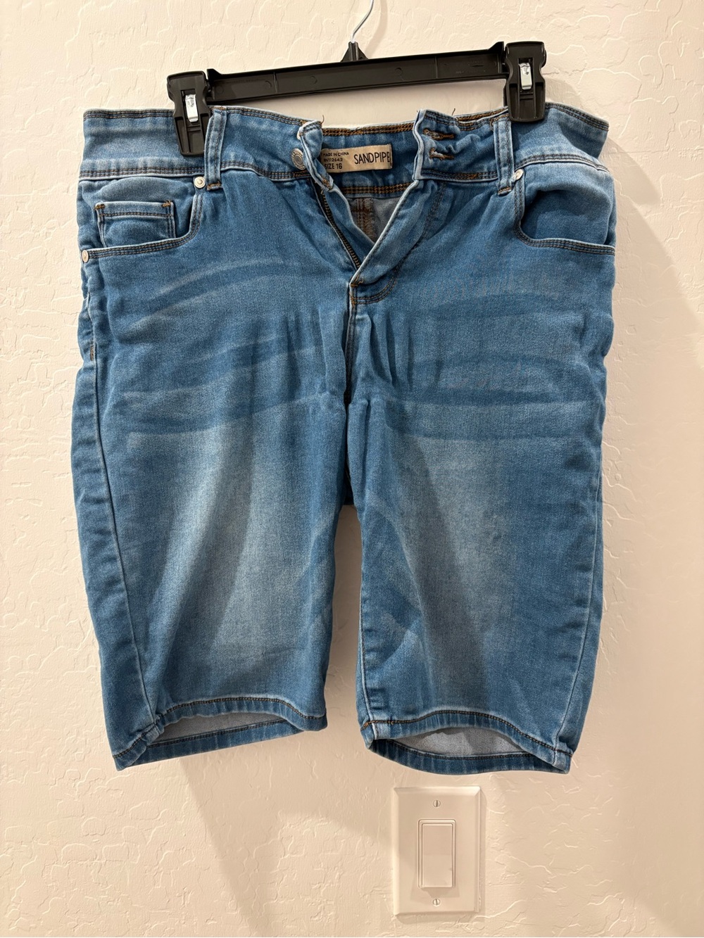 Sandpiper Women's Light Blue Denim Jean Shorts
